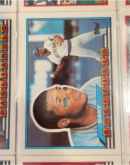 1989 Topps Big #55 Gary Sheffield — front