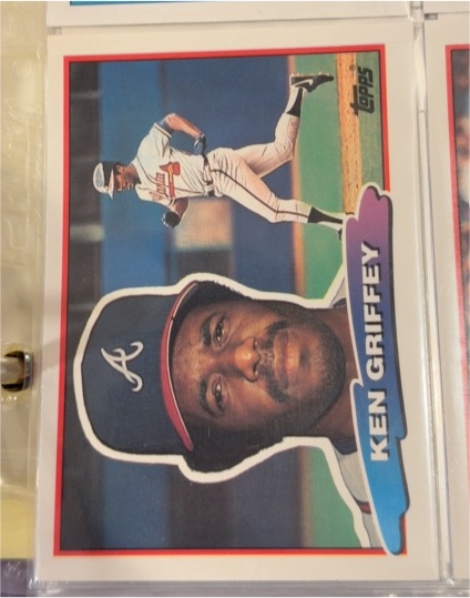 1988 Topps Big #110 Ken Griffey Atlanta Braves — front