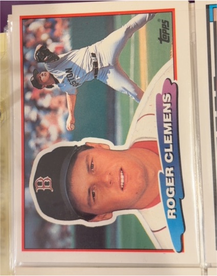 1988 Topps Big #118 Roger Clemens Boston Red Sox — front
