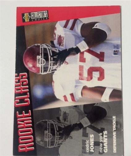 1996 Collector's Choice #5 Cedric Jones — front