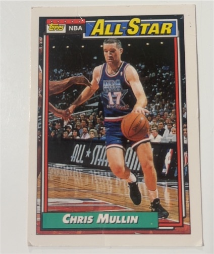1992-93 Topps #120 Chris Mullin All-Star — front