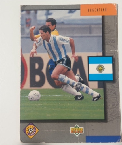 1994 Upper Deck World Cup #317 Diego Simeone — front