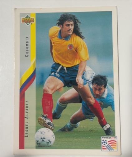 1994 Upper Deck World Cup USA #46 Leonel Alvarez — front