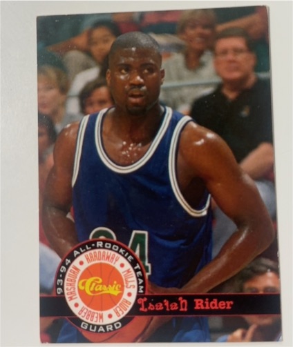 1994 Classic Draft #15 Isaiah Rider — front