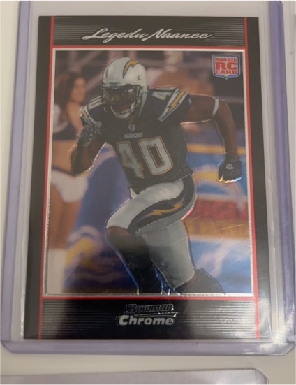 2007 Bowman Chrome #BC50 Legedu Naanee — front