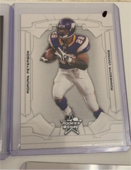 2008 Leaf Rookies & Stars #55 Adrian Peterson — front