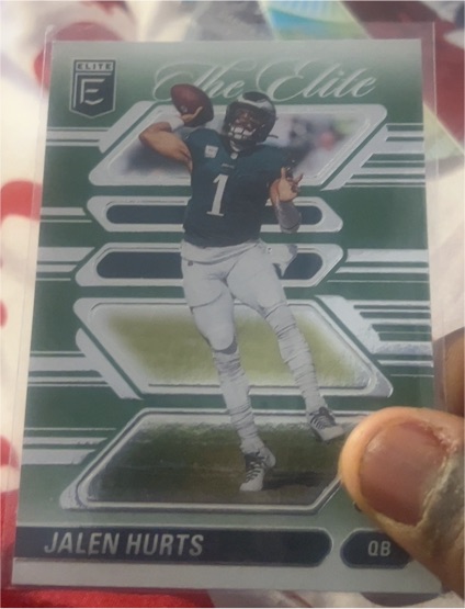 2024 Panini Donruss Elite The Elite Green #2 Jalen Hurts — front