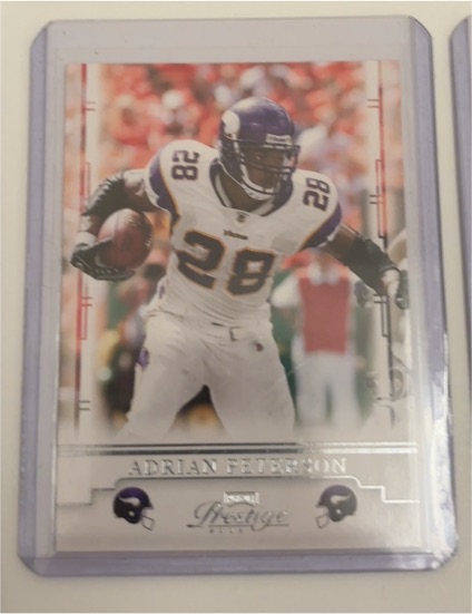 2008 Playoff Prestige #54 Adrian Peterson — front