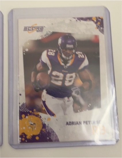 2010 Score #159 Adrian Peterson — front
