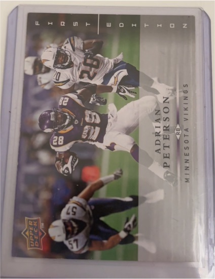 2008 Upper Deck First Edition #81 Adrian Peterson — front