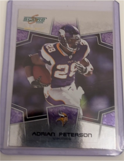 2008 Score #172 Adrian Peterson — front