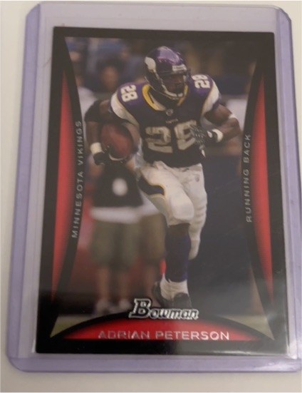 2008 Bowman #29 Adrian Peterson — front