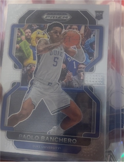2022-23 Panini Prizm Draft Picks #52 Paolo Banchero Rookie Card — front