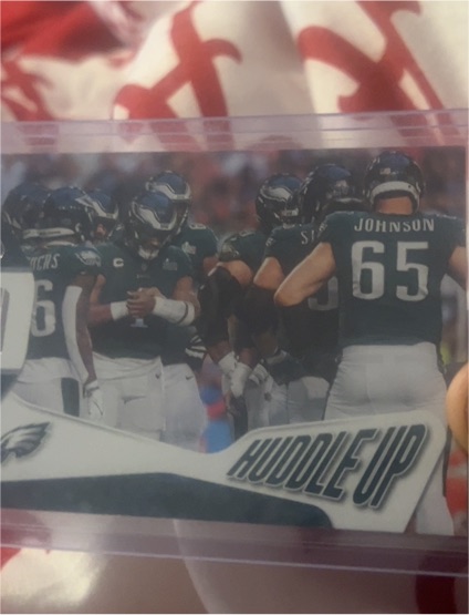 2023 Score #2 Philadelphia Eagles Huddle Up Jalen Hurts — front