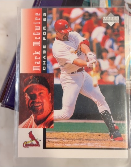 1998 Upper Deck Chase for 62 #62 Mark McGwire — front