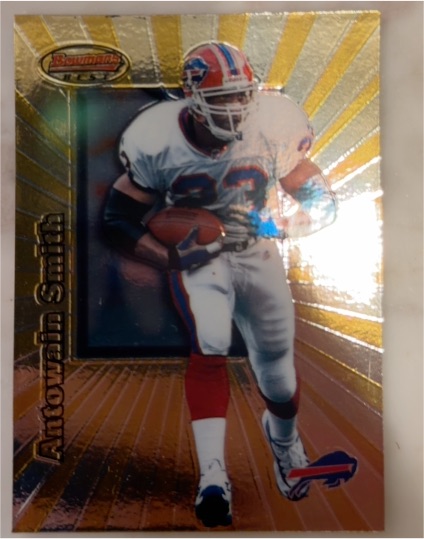 1998 Bowman's Best #39 Antowain Smith — front
