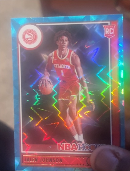 2021 Panini NBA Hoops #RC Jalen Johnson Rookie Card — front