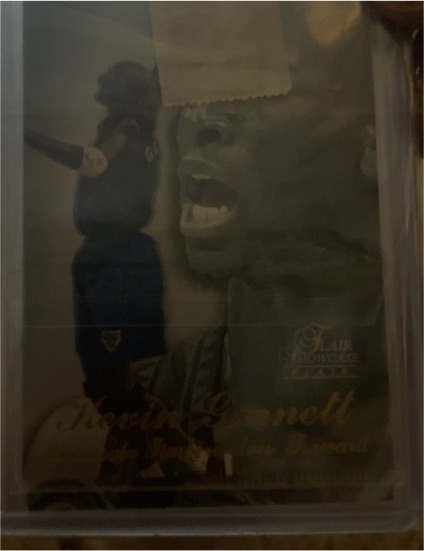 1997 Flair Showcase Row 3 Seat 160 Kevin Garnett — front