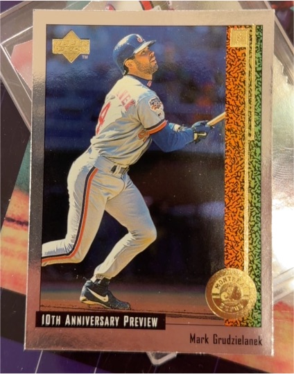 1998 Upper Deck #44 Mark Grudzielanek 10th Anniversary Preview — front