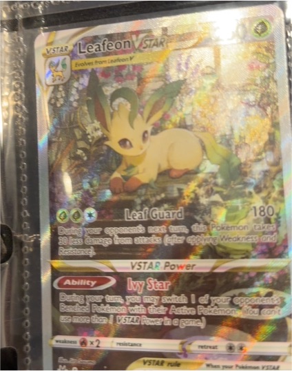 2023 Pokemon Crown Zenith #GG35 Leafeon VSTAR — front