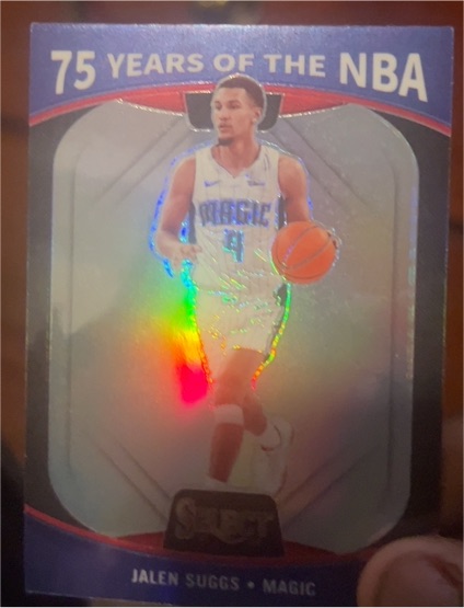 2021-22 Panini Select #71 Jalen Suggs 75 Years of the NBA — front