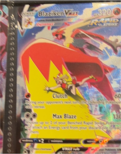 2022 Pokémon TCG Silver Tempest #TG15 Blaziken VMAX — front