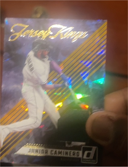 2024 Donruss Jersey Kings Orange Ice #JK-JC Junior Caminero — front