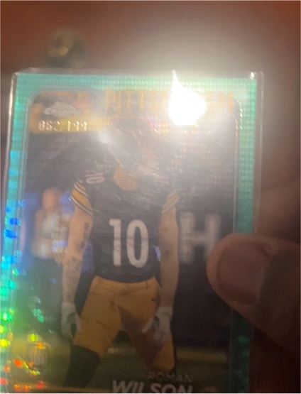 2024 Topps Chrome Football #230 Roman Wilson — front