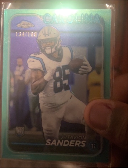 2024 Topps Chrome #223 Ja'Tavion Sanders — front