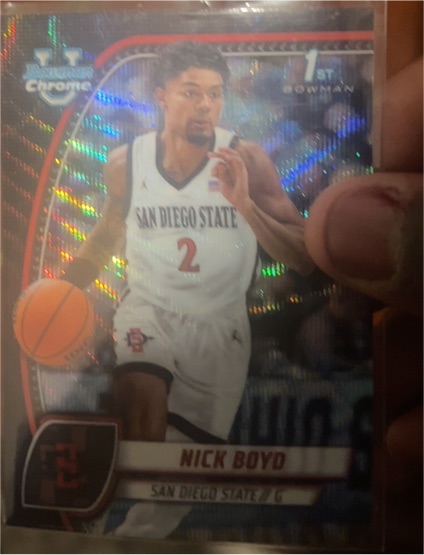 2024-25 Bowman University Chrome #73 Nick Boyd — front