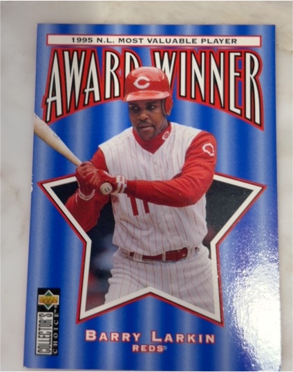 1996 Upper Deck Collector's Choice #707 Barry Larkin — front