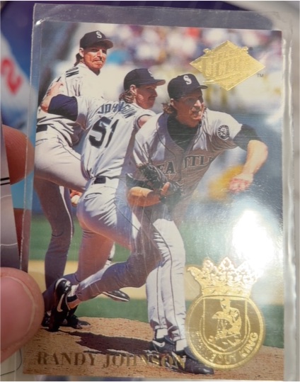 1994 Fleer Ultra Strikeout Kings #1 Randy Johnson — front