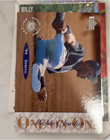 1995 Upper Deck Minor League #6 Michael Jordan One On One — front