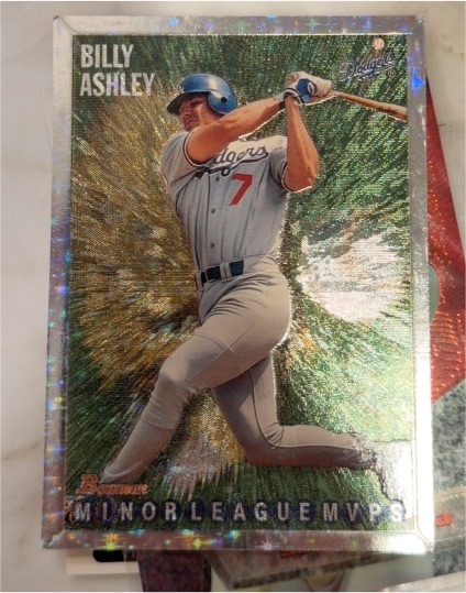 1995 Bowman #223 Billy Ashley Minor League MVPS — front