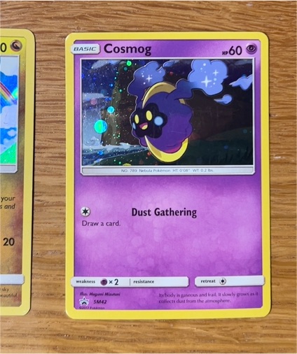 2017 Pokémon SM42 Cosmog — front