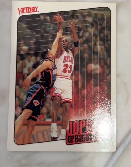1999 Upper Deck Victory #429 Michael Jordan Jordan's Greatest Hits — front