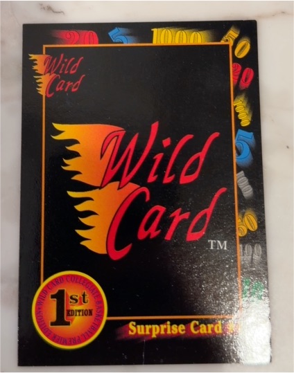 1991 Wild Card #4 Surprise Card — front