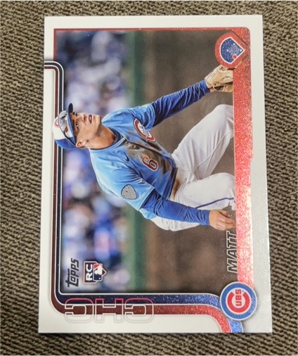 2025 Topps #CHC Matt Shaw — front