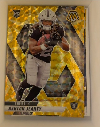 2025 Panini Mosaic #345 Ashton Jeanty — front