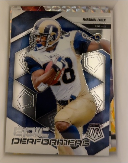 2025 Panini Mosaic #14 Marshall Faulk Epic Performers — front