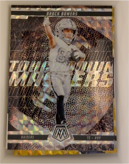 2025 Panini Mosaic #89 Brock Bowers Touchdown Masters — front