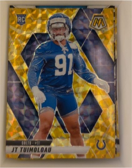 2025 Panini Mosaic #387 JT Tuimoloau — front