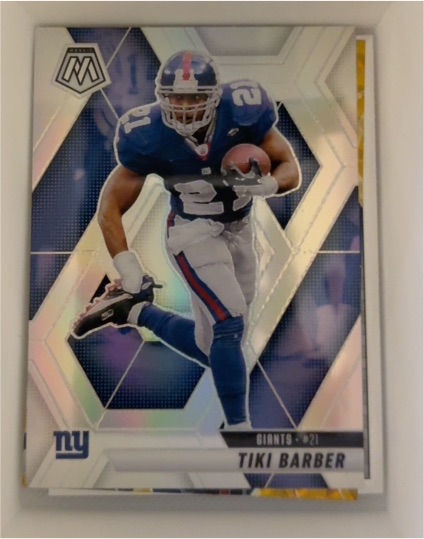 2025 Panini Mosaic #12 Tiki Barber — front