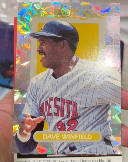 1990 Donruss Elite Series Dave Winfield — front