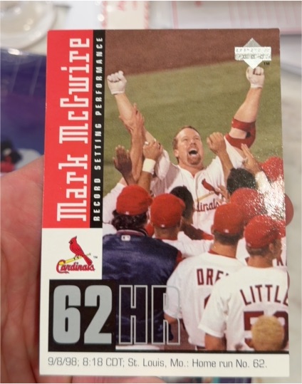 1998 Upper Deck #62 Mark McGwire — front