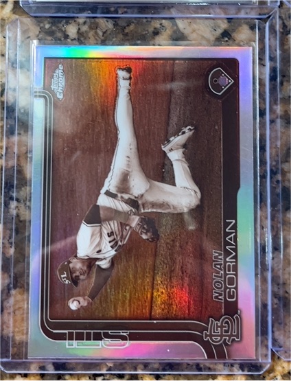 2025 Topps Chrome #80 Nolan Gorman — front