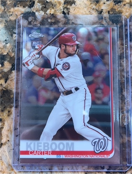 2019 Topps Chrome Update #22 Carter Kieboom — front