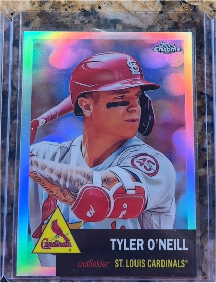 2022 Topps Chrome Platinum Anniversary #312 Tyler O'Neill — front