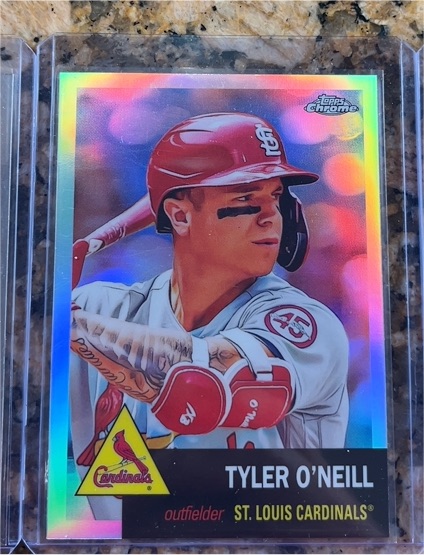 2022 Topps Chrome Platinum Anniversary #312 Tyler O'Neill — front