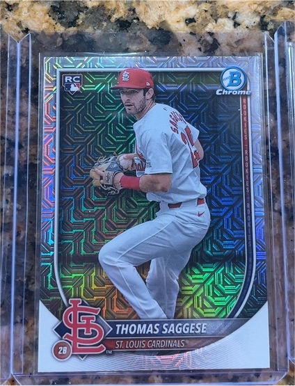 2025 Bowman Chrome #57 Thomas Saggese — front